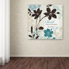 Trademark Fine Art "Botanical touch Quote I" Canvas Art by Lisa Audit   553950182